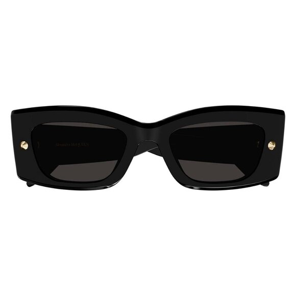 New ALEXANDER MCQUEEN Black Square AM0426S 001 Sunglasses Women - Picture 2 of 4